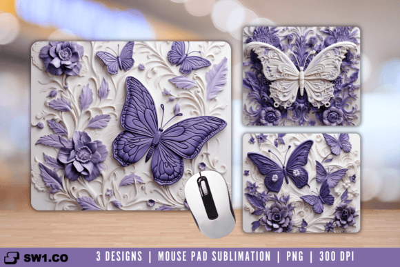 3D Butterfly Ceramic Mouse Pad Graphics and Crafts Review