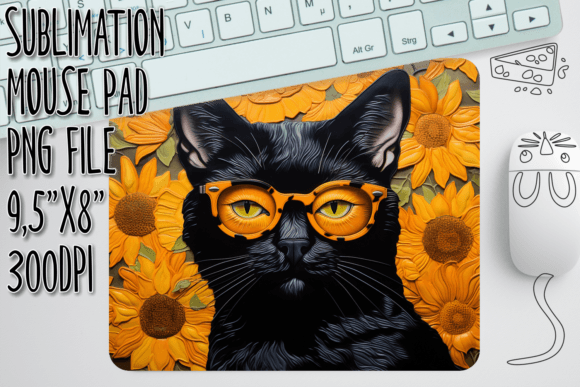 3D Cat Fantasy Mouse Pad Graphics and Crafts Review