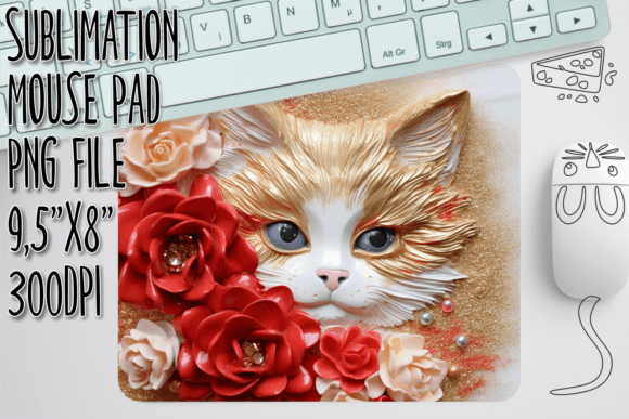 3D Cat Fun Mouse Pad Design: Graphics and Crafts Review