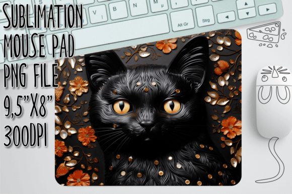 3D Cat Petals Mouse Pad Graphics and Crafts Review