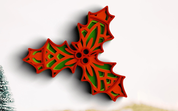 3D Christmas SVG DXF Mistletoe Svg: Laser Cutting & Winter Amp Review