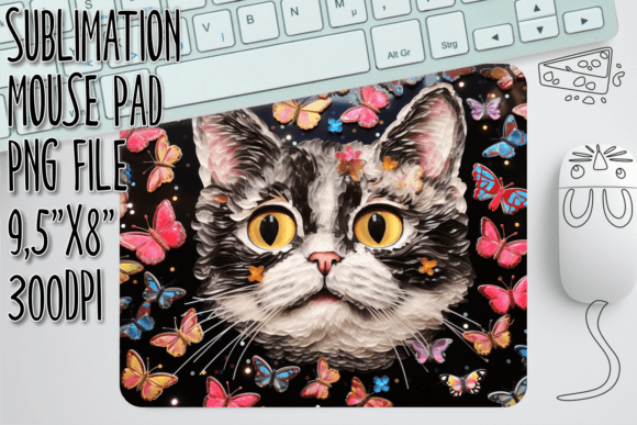 3D Feline with Flowers Pad Graphics and Crafts Review