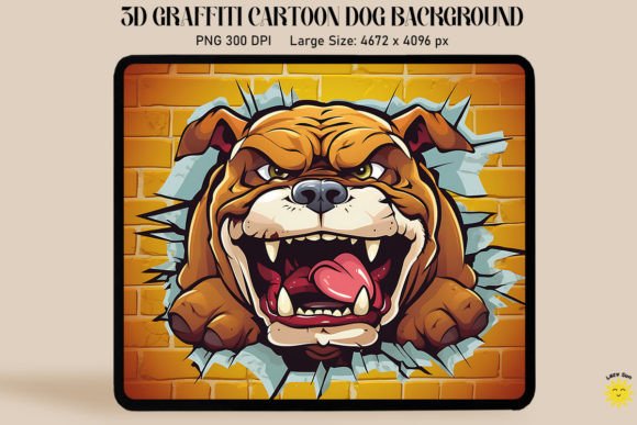 3D Graffiti Happy Bulldog Embroidery Review