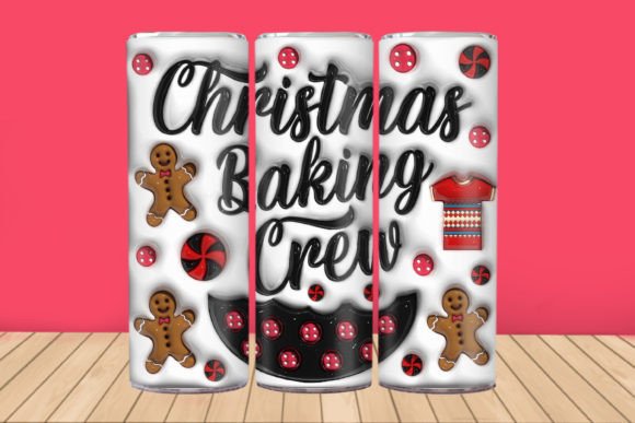 3d Inflated Christmas Tumbler Wrap Graphics & Crafts Review