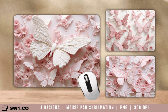 3D Pink Butterfly Mouse Pad Graphics and Crafts Review