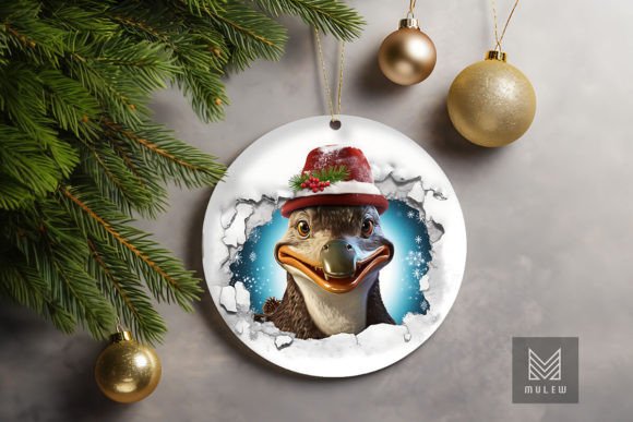 Cute Platypus 3D Christmas Ornament Graphics and Crafts Review