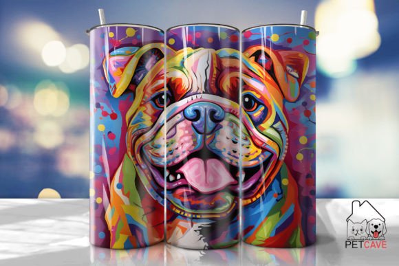 English Bulldog 3D Tumbler Wrap: Graphics and Crafts Review